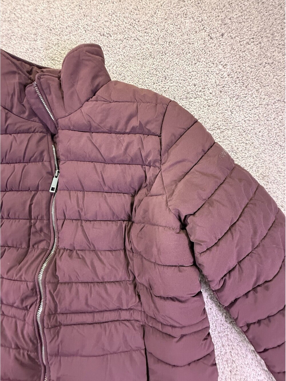 NWOT Nautica Women’s Puffer Jacket Size XL Burgundy - Picture 3 of 14